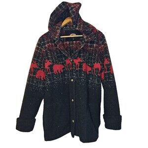 County Clothing Co Jacket Women's Large Hooded Animal Print Outdoors Canada